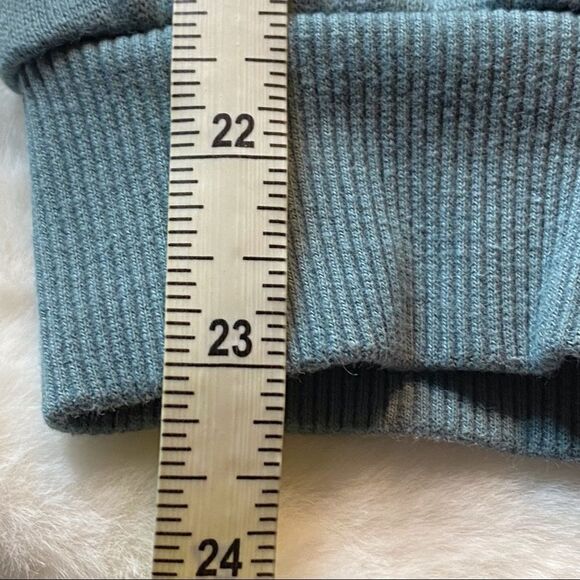 Doublju Light Green Hooded Front Zip Sweatshirt Jacket Size XL - Picture 6 of 7